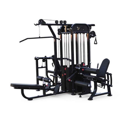 4 Stack Megatron Compact Multi-Gym - Space Saving - Leg Extension/Curl, Lat Pull, Low Row, Multi-Press