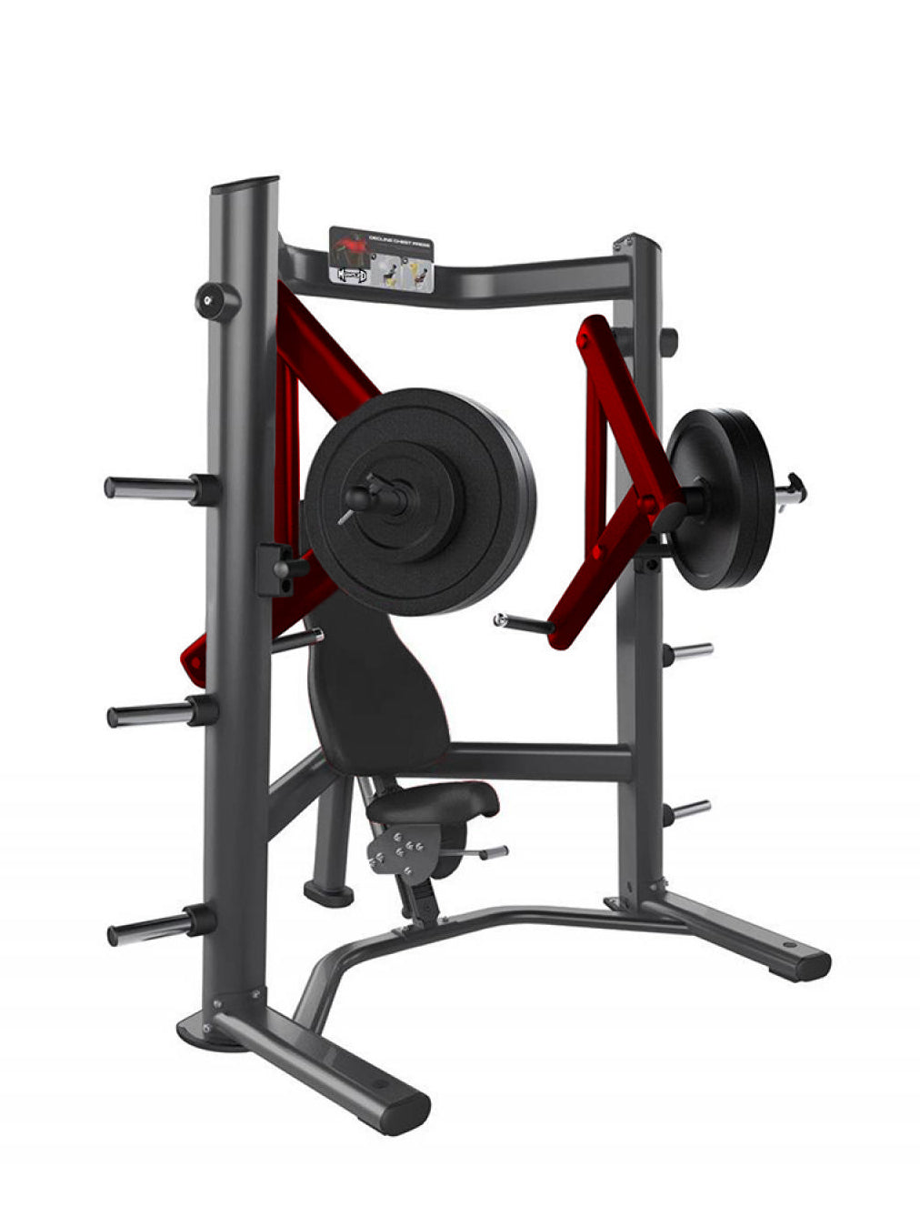 Elite Leverage Decline Chest Press Commercial Adjustable Seated