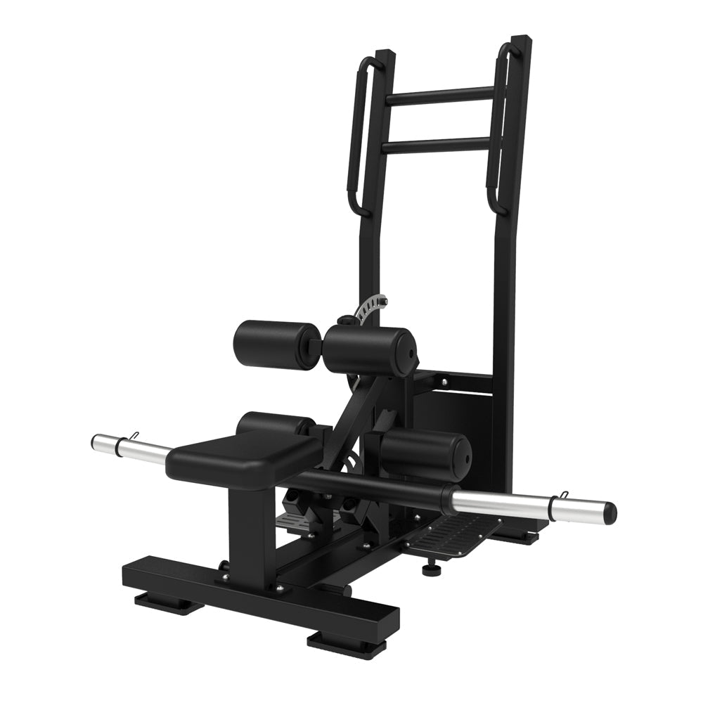 Excel Standing Hip Thrust - Plate Load Hip Extension - Band Compatible- Adjustable Pads
