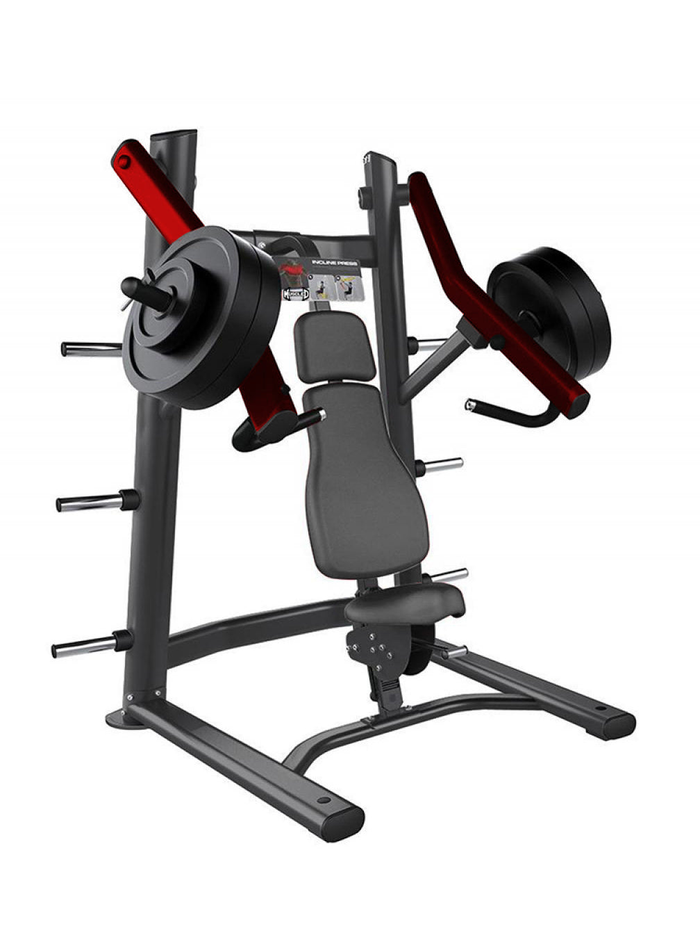 Elite Leverage Incline Chest Press - Commercial Adjustable Seated Plate Loaded Incline Chest Press Upper Pec Workout