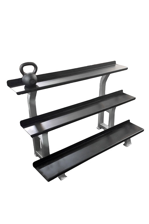 3-Tier Kettlebell Rack - Sturdy Storage
