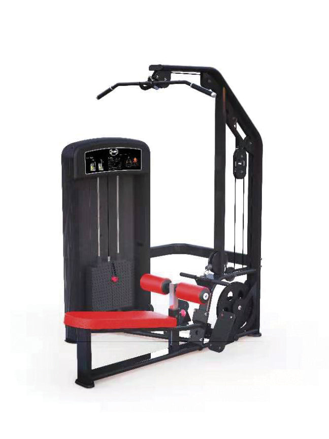 Lat pulldown low row combo in NYC studio