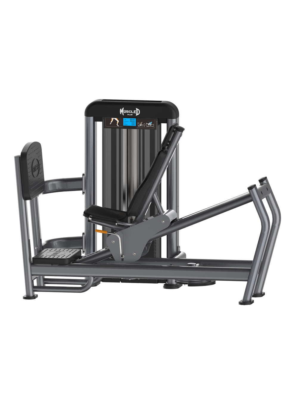 Elite Plus Leg Press/Calf Raise - Commercial Adjustable Seated Pin Selectorized Leg Press/ Calf Raise Quad Calf Workout