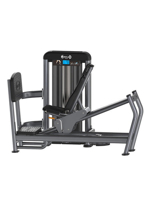Elite Plus Leg Press/Calf Raise - Commercial Adjustable Seated Pin Selectorized Leg Press/ Calf Raise Quad Calf Workout