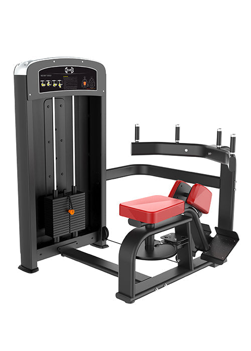 Elite Selectorized Rotary Torso - Commercial Adjustable Seated Pin Selectorized Oblique Trainer Rotary Torso Workout