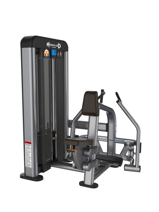 Elite Plus Seated Row - Commercial Adjustable Seated Pin Selectorized Lower Delt Workout Low Row