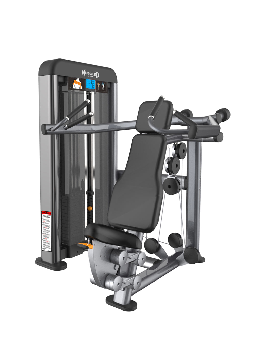 Elite Plus Shoulder Press - Commercial Adjustable Seated Pin Selectorized Shoulder Workout