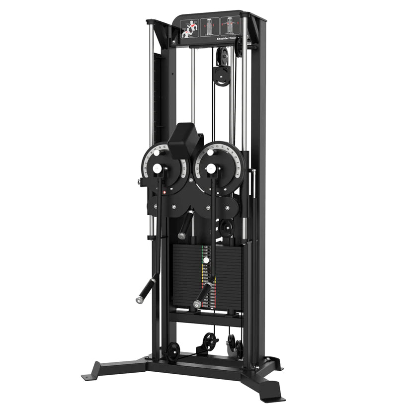 Excel Multi-Flight Trainer - Adjustable Height - Selectorized Shoulder / Chest Machine