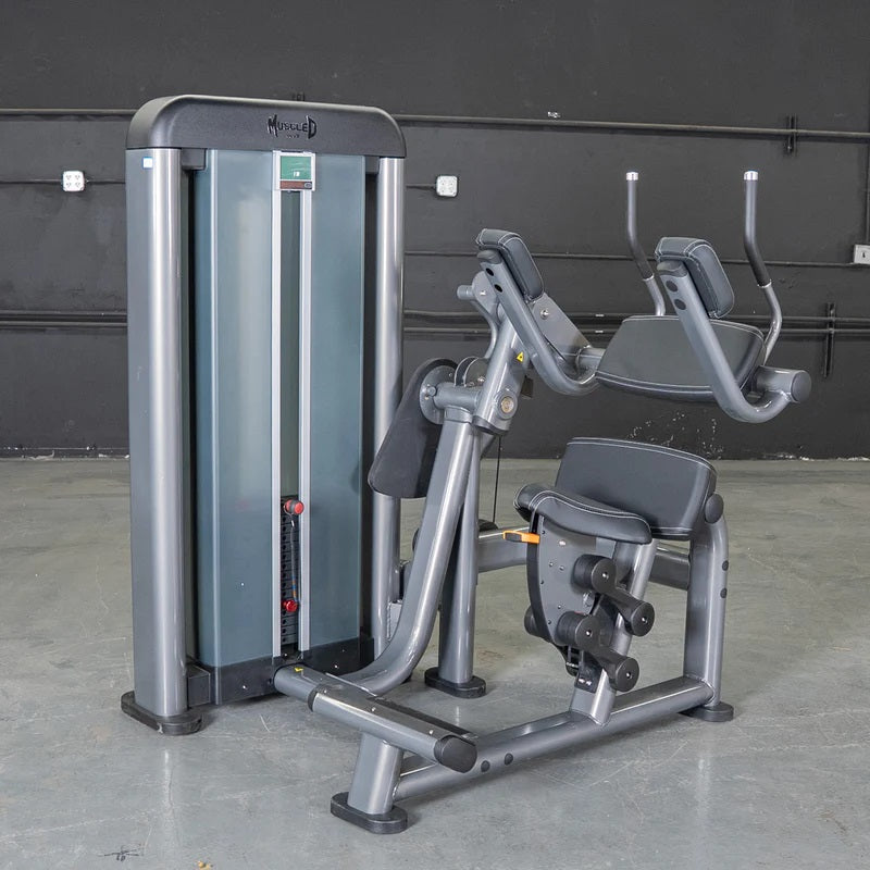 Elite Plus AB Crunch - Commercial Adjustable Seated Pin Selectorized Abdominal Crunch