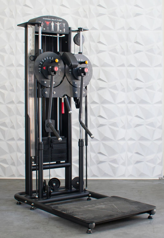 Flight Trainer - Heavy Base - Adjustable Height and Range of Motion - Selectorized