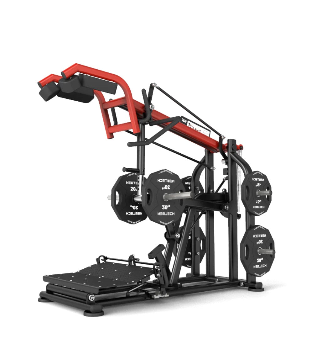Pro Strength Squat/Calf Combo (Front&Back Squat) - Premium Adjustable Plate Loaded