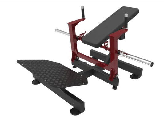 Excel Base Plate Loaded Hip Thruster - Adjustable Ergonomic - Glute Workout