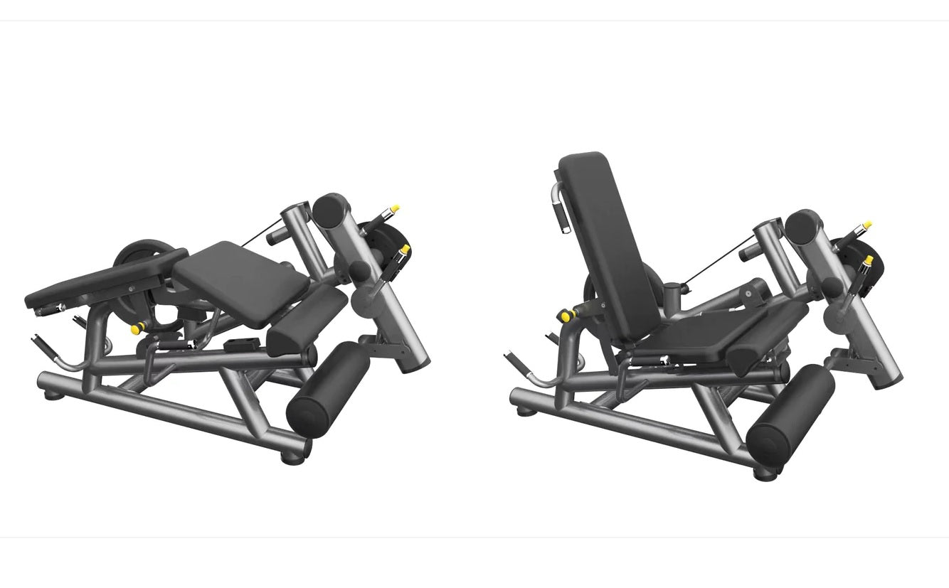 Pro Strength Leg Extension / Leg Curl Combo - Adjustable Plate Loaded
