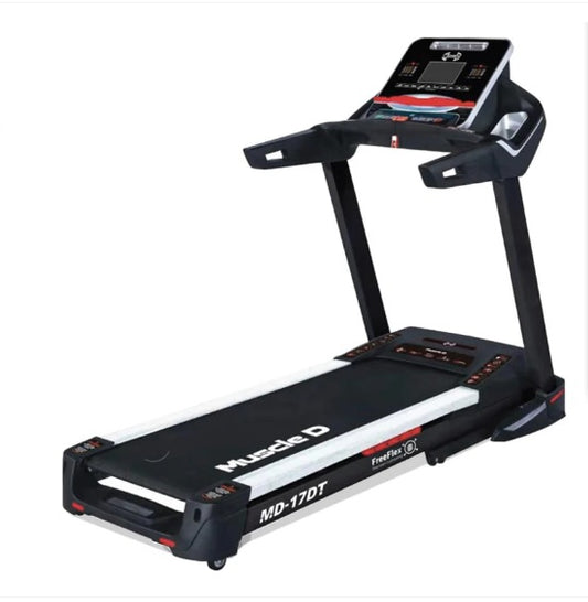 Light Commercial Treadmill - LED Display - Heart Rate Monitor - Cup Holder - Adjustable Speed and Incline