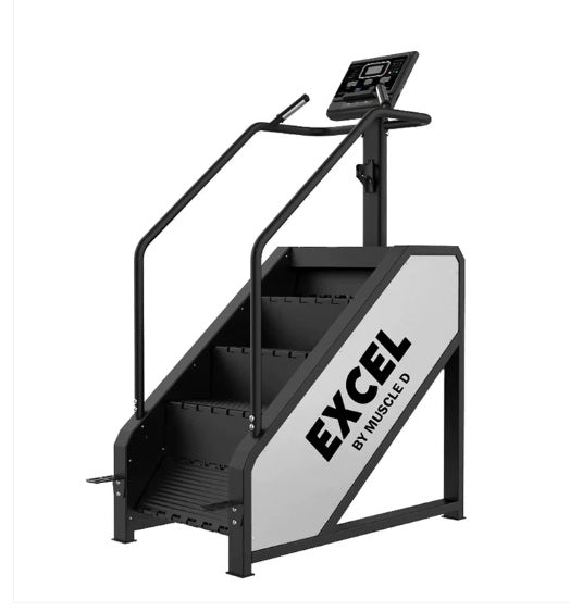Light Commercial Stair Climber - LED Display - Heart Rate Monitor - Heavy Duty Chain Drive
