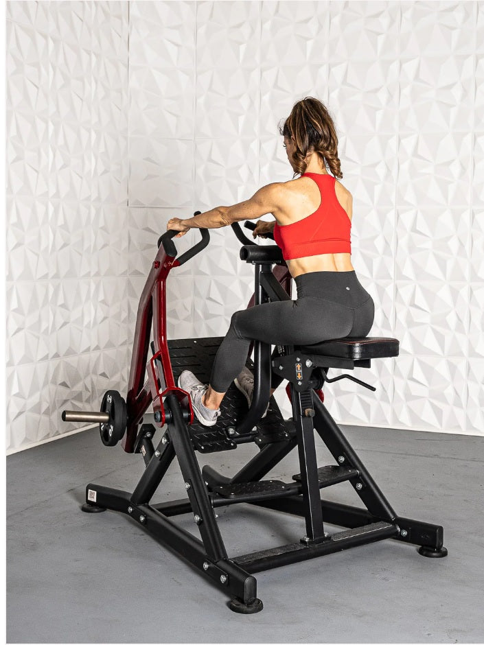 Pro Strength Seated Low Row - Adjustable Plate Loaded
