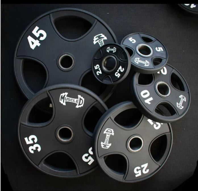 Pro Urethane Coated Olympic Plates (2.5,5,10,25,35,45 lb) per Pair - Weights