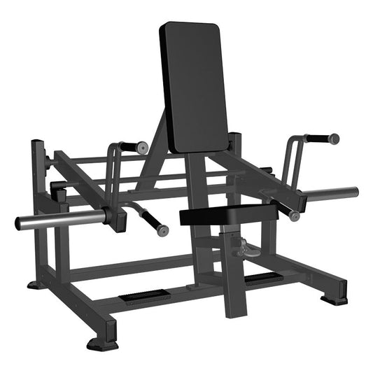 Excel Seated/Standing Shrug - Plate Load Trap/Upper Back Machine - Gas Piston Assisted Seat Adjustment