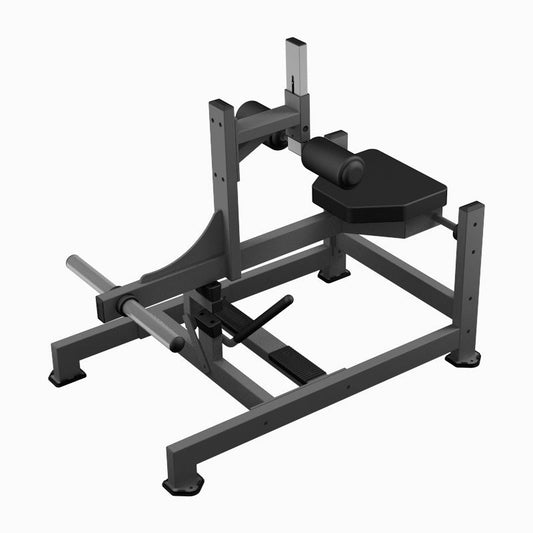 Excel Seated Calf Raise - Plate Load Foot Extension - Adjustable Roller Pads