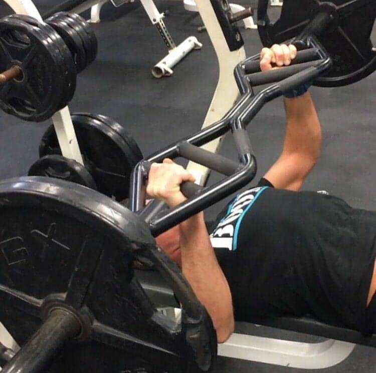 TGrip Pro Series Double Angle Olympic Bar with Solid Ends - Multi Grip - Functional Training - Football - Swiss - Neutral