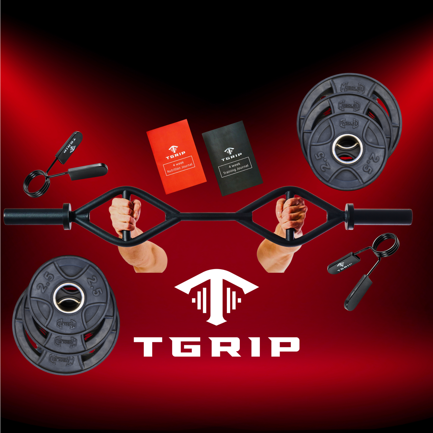 TGrip Shorty Bar & weight set