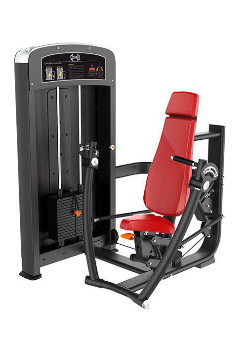 Elite Selectorized Chest Press - Commercial Adjustable Seated Pin Selectorized Chest Workout