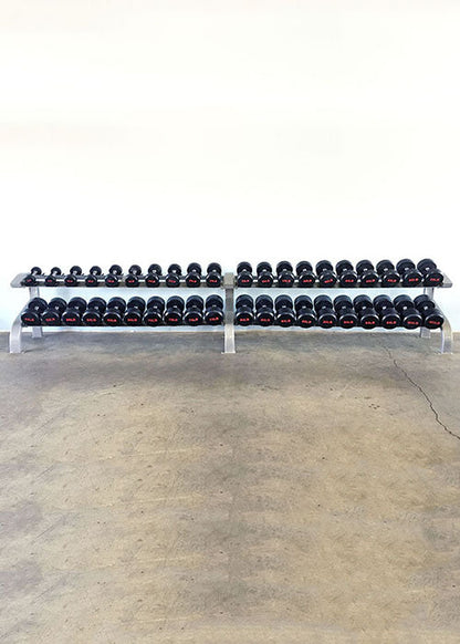 3-Tier Dumbbell Rack - 15 Pairs - Storage - Commercial Grade