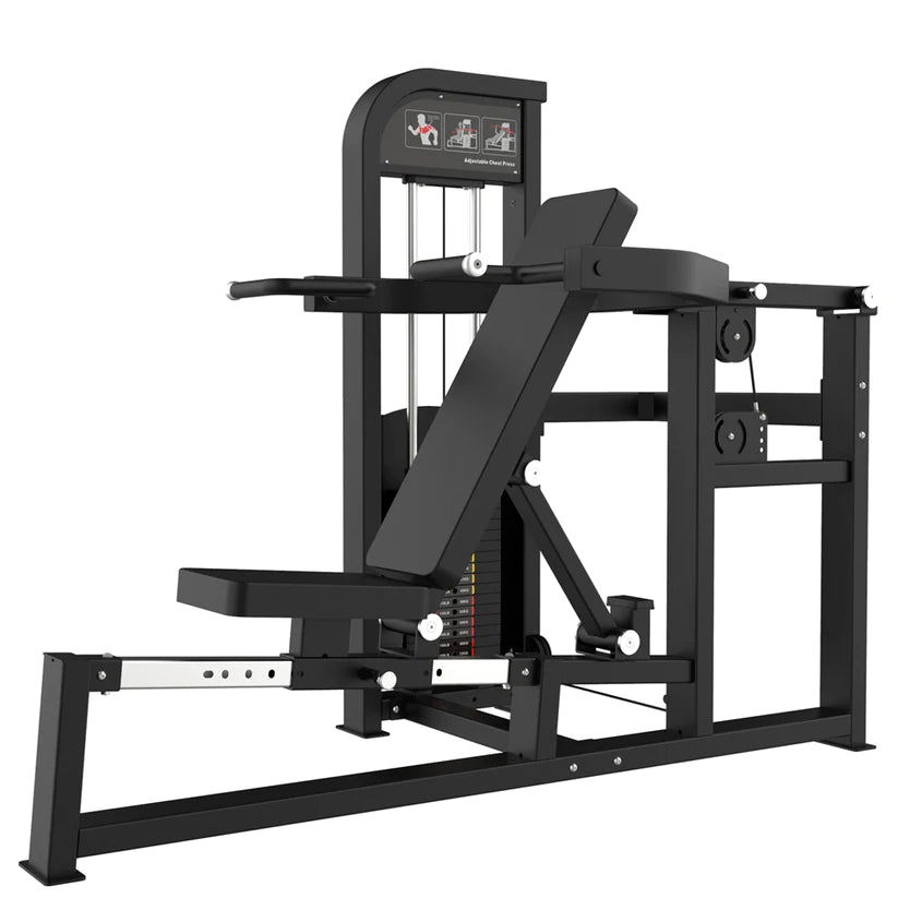 Excel Multi-Press Combo - Selectorized Bench Press - Incline Press - Shoulder Press