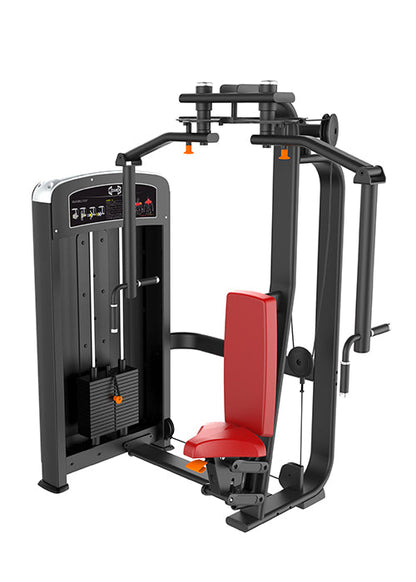 Elite Selectorized Pec Deck/Rear Delt - Commercial Adjustable Seated Pin Selectorized Pec Fly Rear Delt Workout