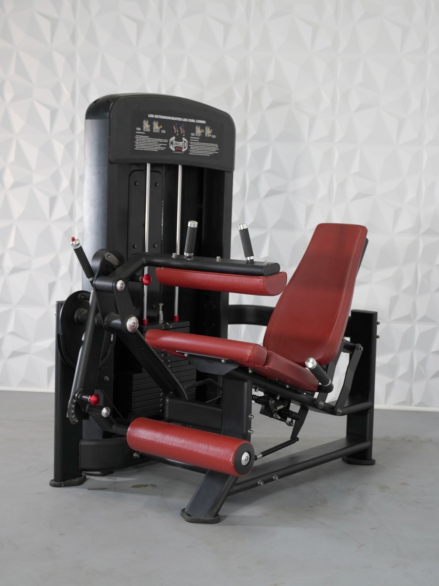 Elite Selectorized Leg Extension Seated Leg Curl Combo - Commercial Adjustable Seated Pin Selectorized Leg Extension/Curl Combo