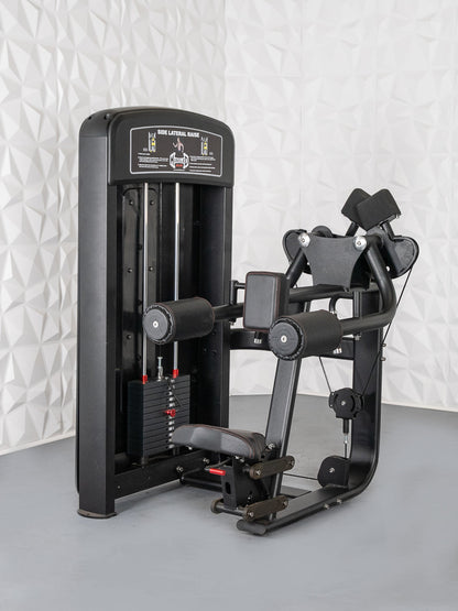 Elite Selectorized Side Lateral Raise - Commercial Adjustable Seated Pin Selectorized Padded Shoulder Workout