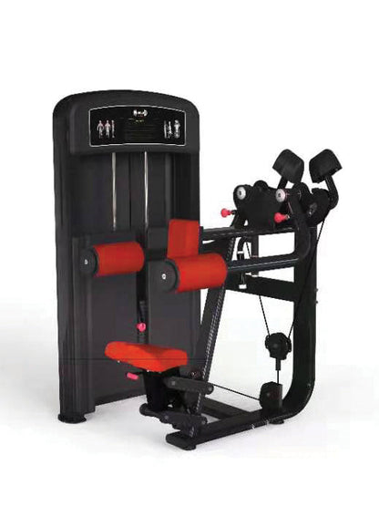 Elite Selectorized Side Lateral Raise - Commercial Adjustable Seated Pin Selectorized Padded Shoulder Workout