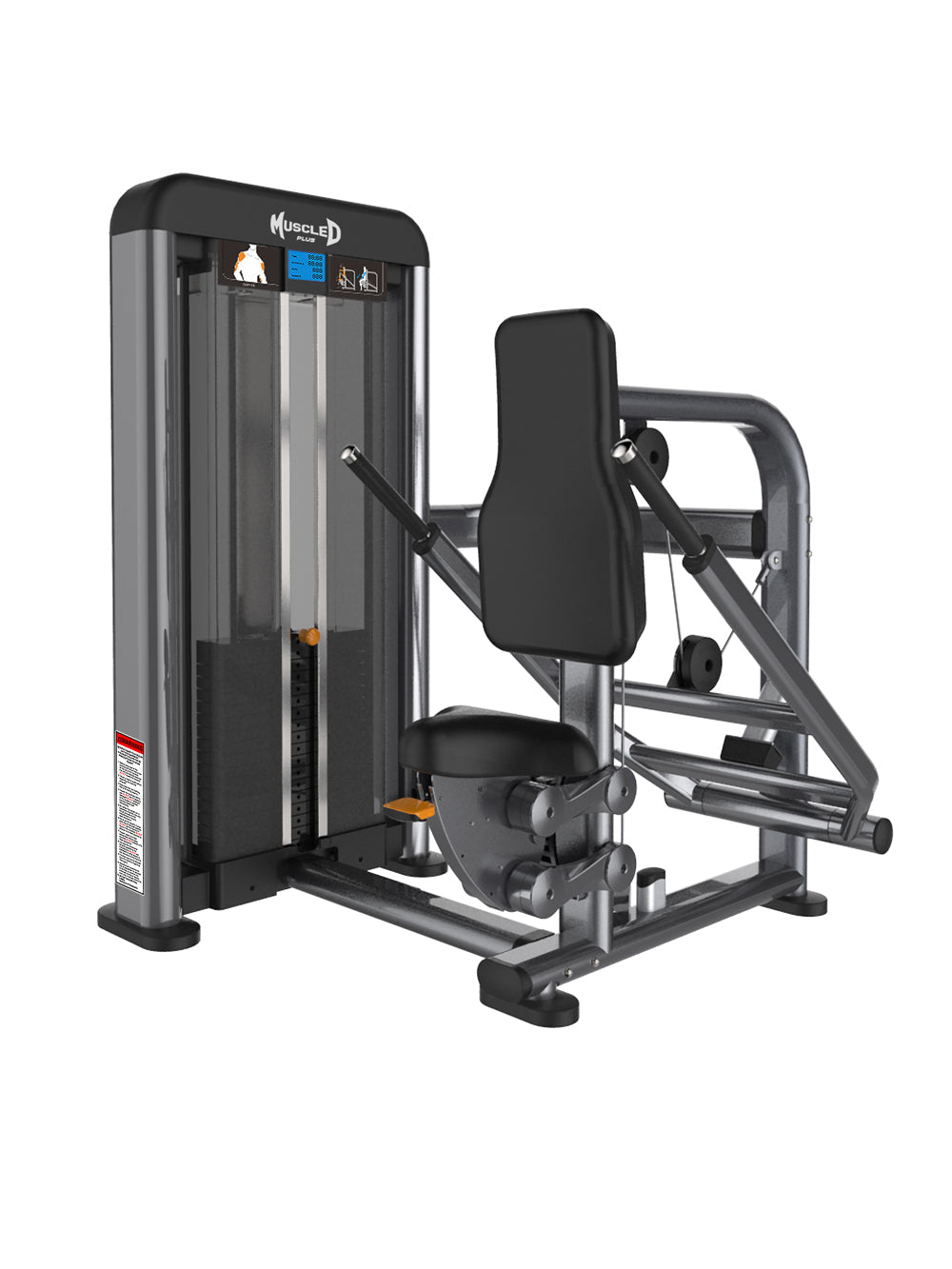 Elite Plus Triceps Press - Commercial Adjustable Seated Pin Selectorized Tricep Dip Workout