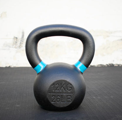 Cast Iron Kettlebells - Quality Handle Design - Heavy Duty Coating