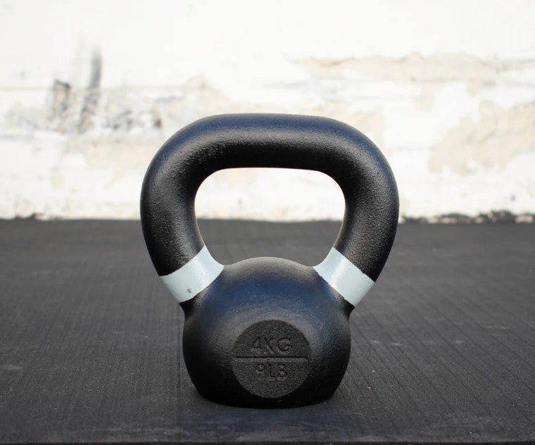 Cast Iron Kettlebells - Quality Handle Design - Heavy Duty Coating