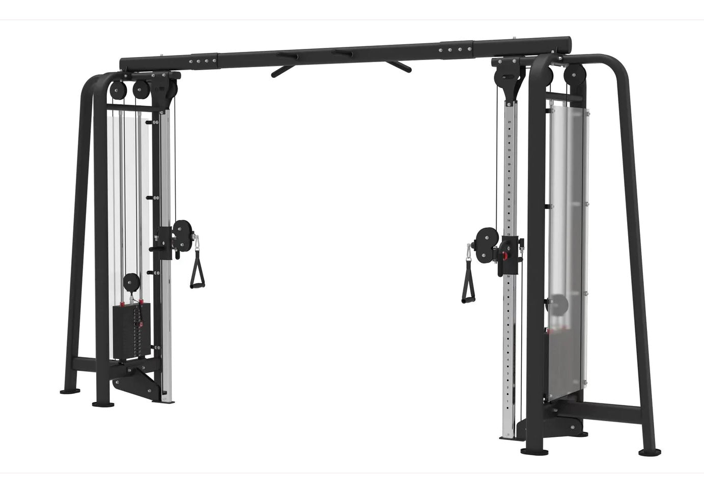 Megatron Standard Cable Crossover - Selectorized Weight Adjustment - Angled Chin Bar - Adjustable Columns